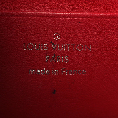 Louis Vuitton Calfskin New Wave Chain Pochette Scarlet 6 of 9