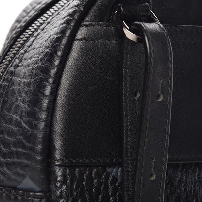 MCM Visetos Studded X-Mini Bebe Boo Backpack Black 8 of 8