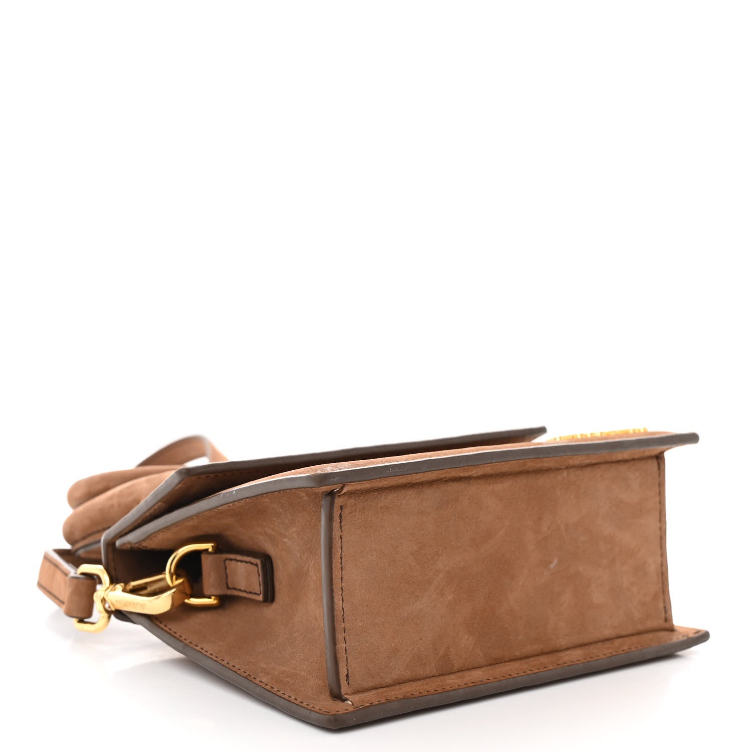 Jacquemus Suede Le Chiquito Noeud Brown 4 of 9