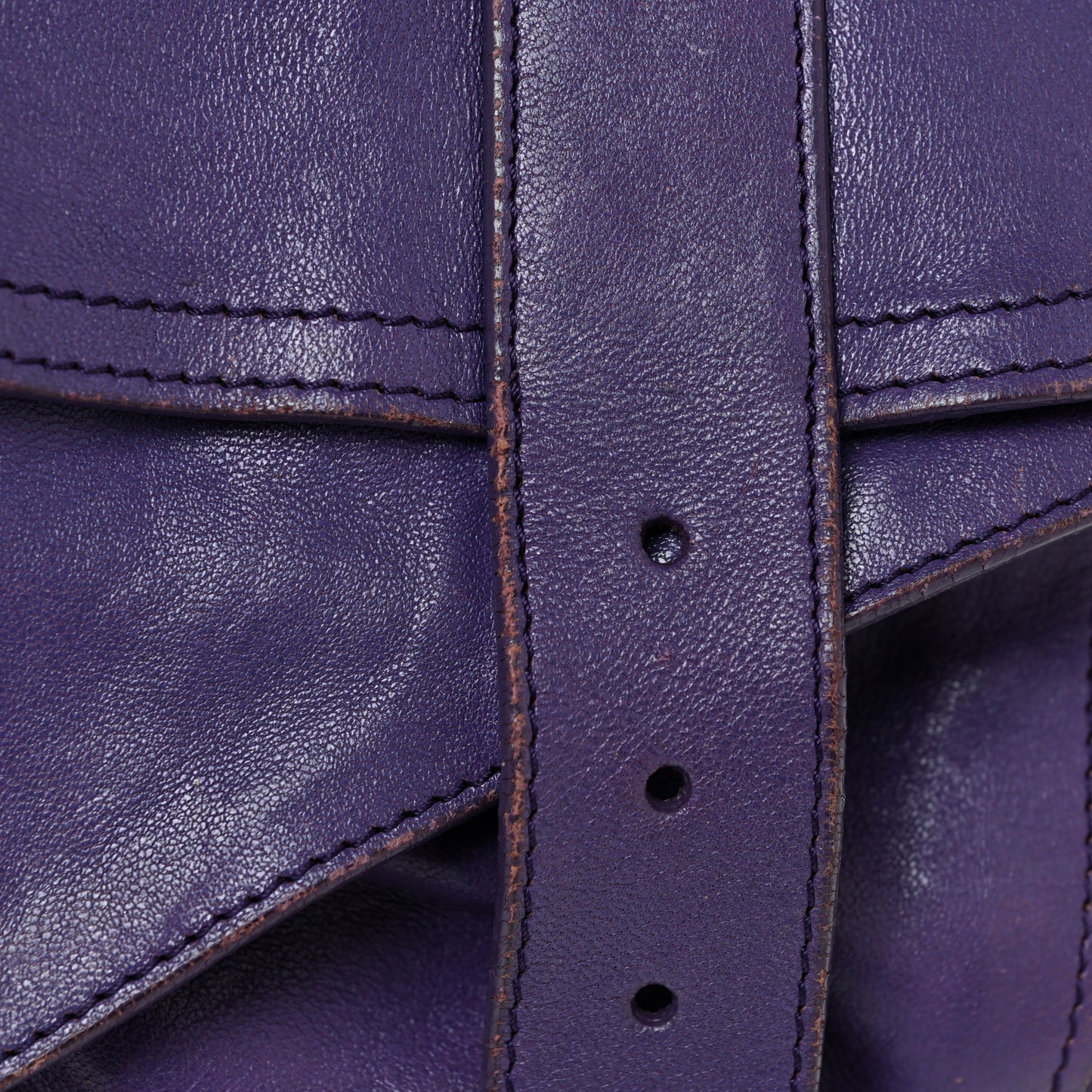 Lambskin Medium PS1 Satchel Purple Rain