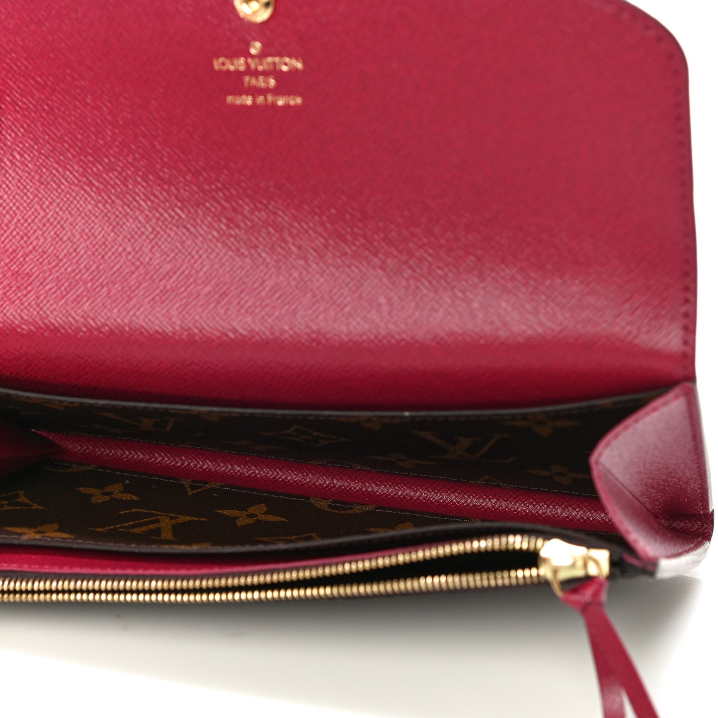 Monogram Emilie Wallet Fuchsia