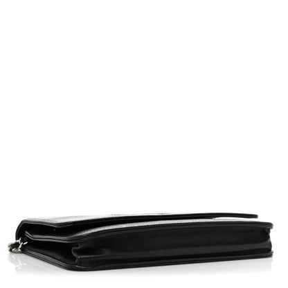 Chanel Caviar Timeless CC Wallet On Chain WOC Black 4 of 13