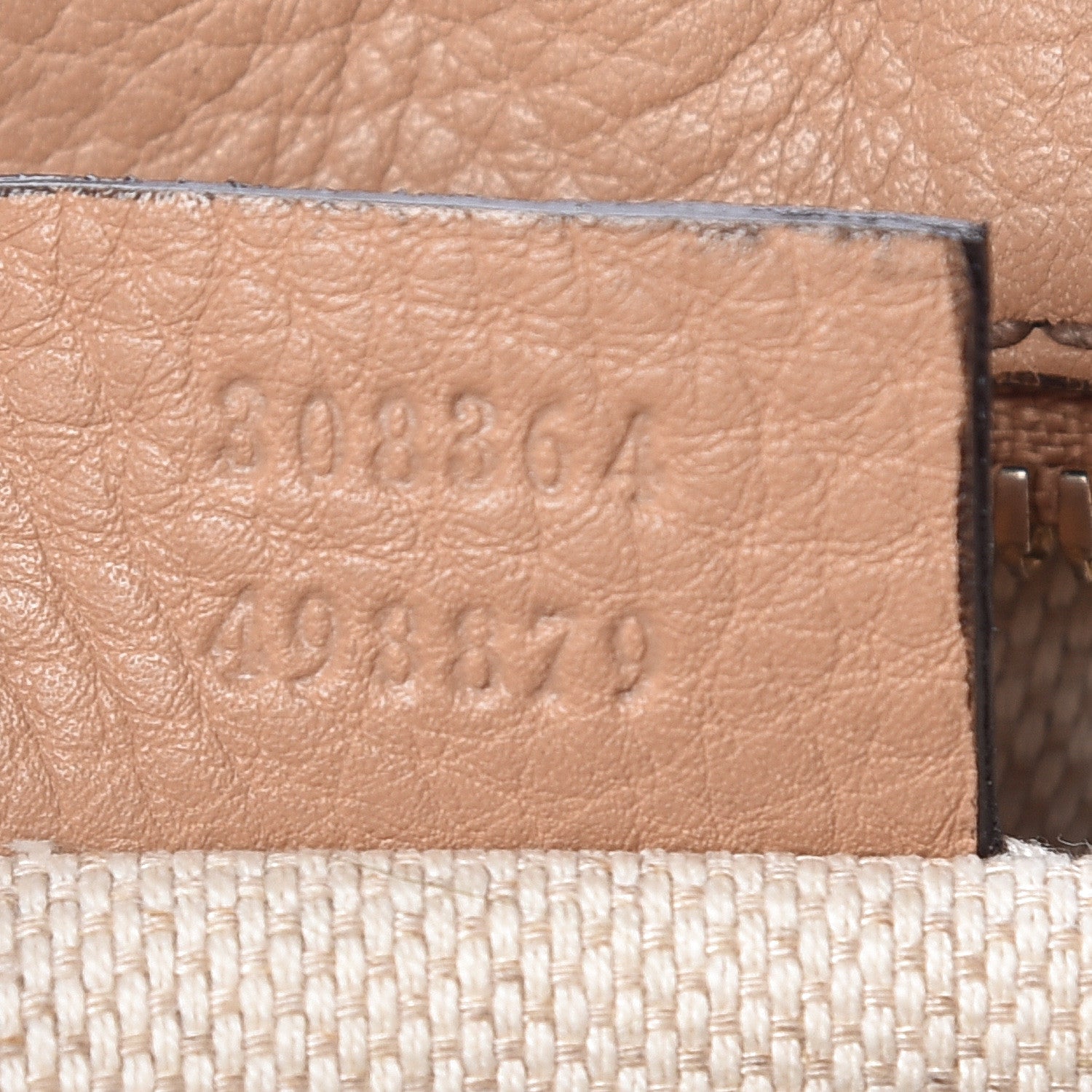 Gucci Pebbled Calfskin Small Soho Disco Bag Camelia 7 of 18