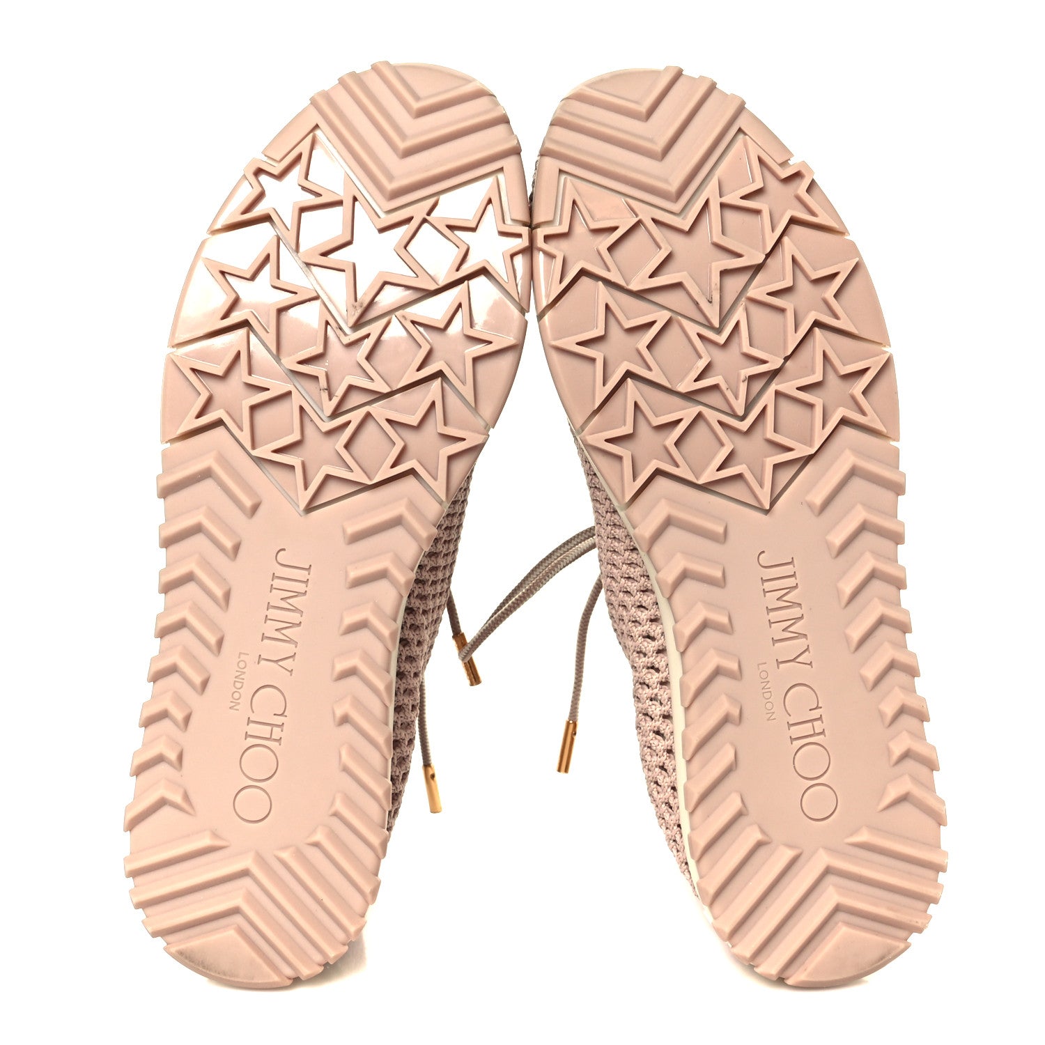 Jimmy Choo Veles Knit Pearly Lace Up Sneaker 38 Light Pink 6 of 8