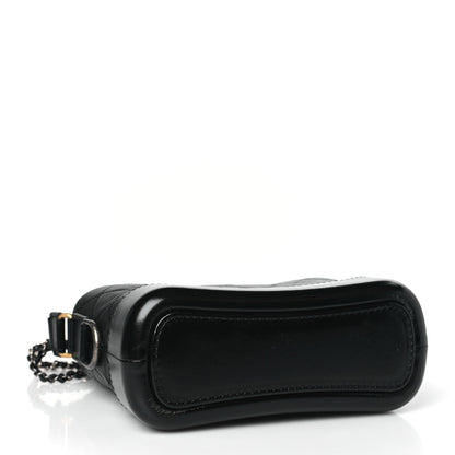 Chanel Aged Calfskin Quilted Small Gabrielle Hobo Black 4 of 10