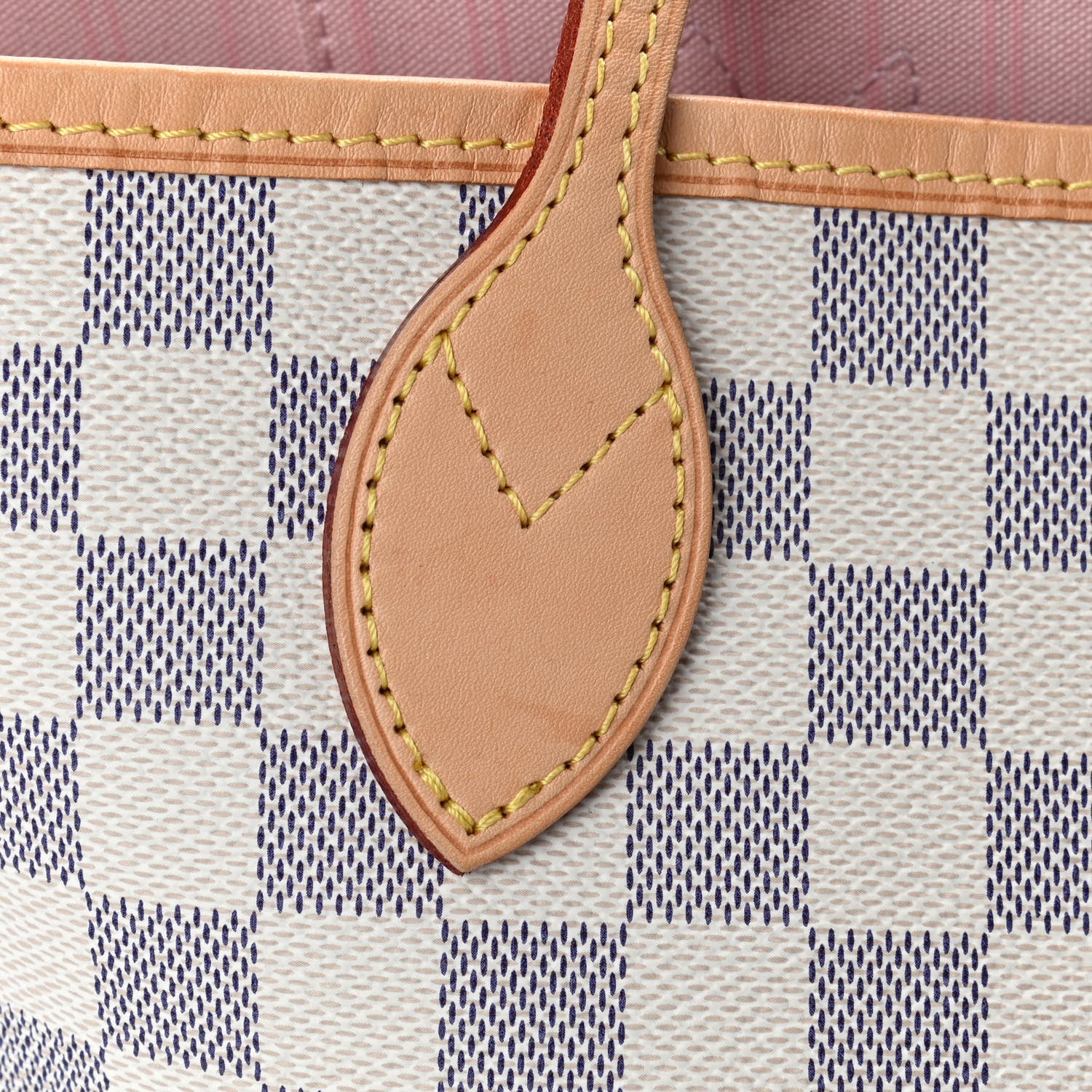 Louis Vuitton Damier Azur Neo Neverfull MM Rose Ballerine 15 of 15