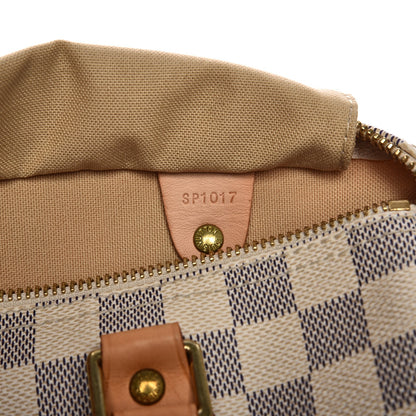Louis Vuitton Damier Azur Speedy 25 6 of 7