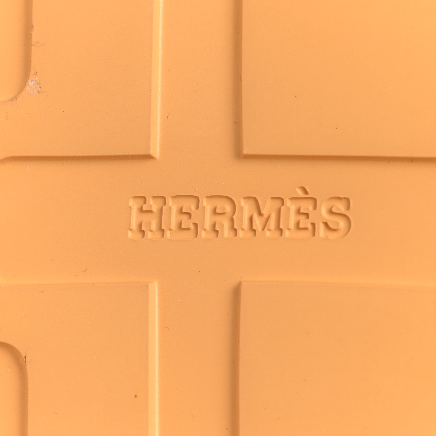 Hermes Calfskin Womens Enid Sandals 36.5 Jaune Itauba 6 of 9