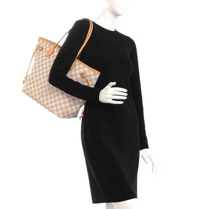 Louis Vuitton Damier Azur Neverfull MM 2 of 9