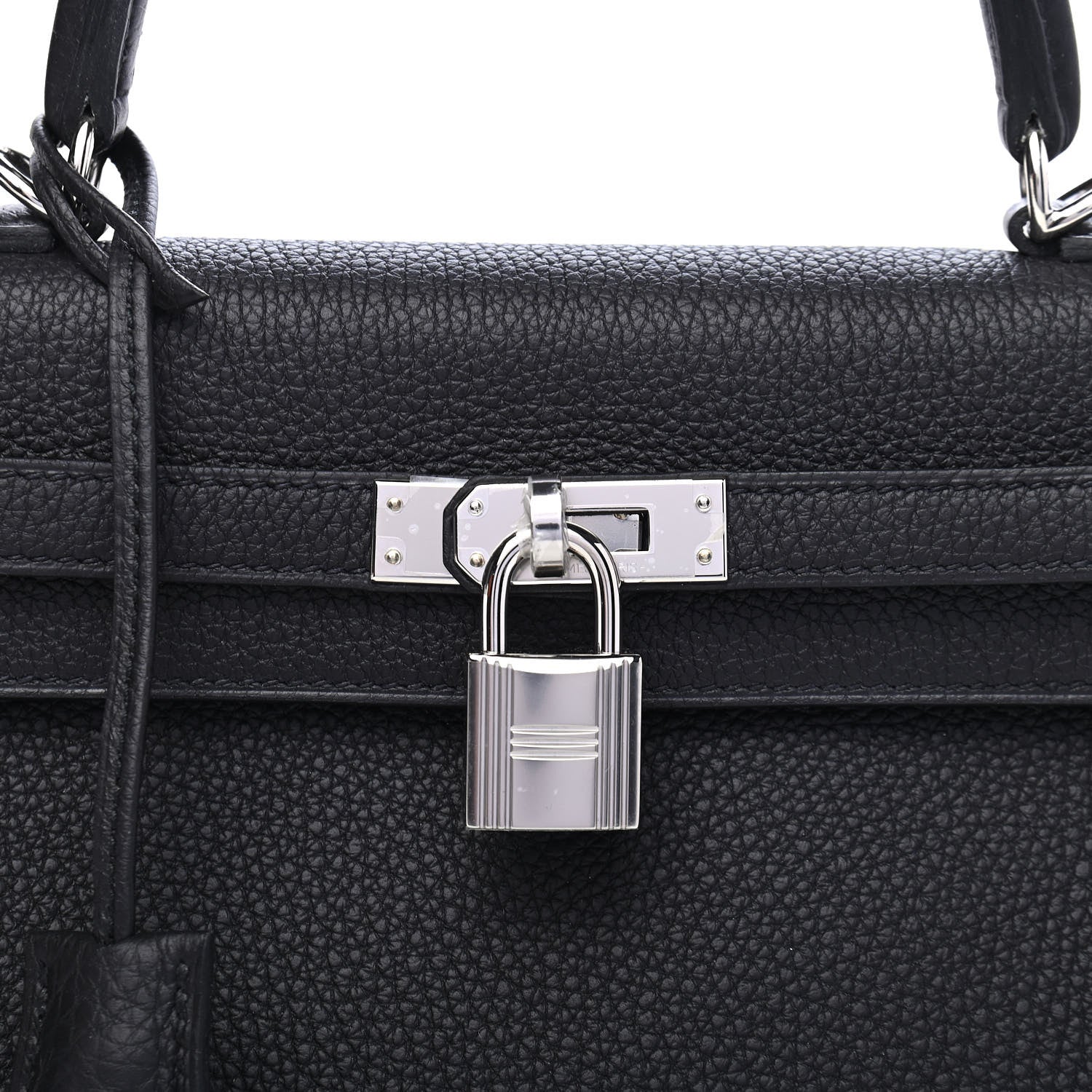 Hermes Togo Kelly Retourne 25 Black 7 of 9