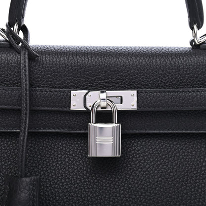 Hermes Togo Kelly Retourne 25 Black 7 of 9