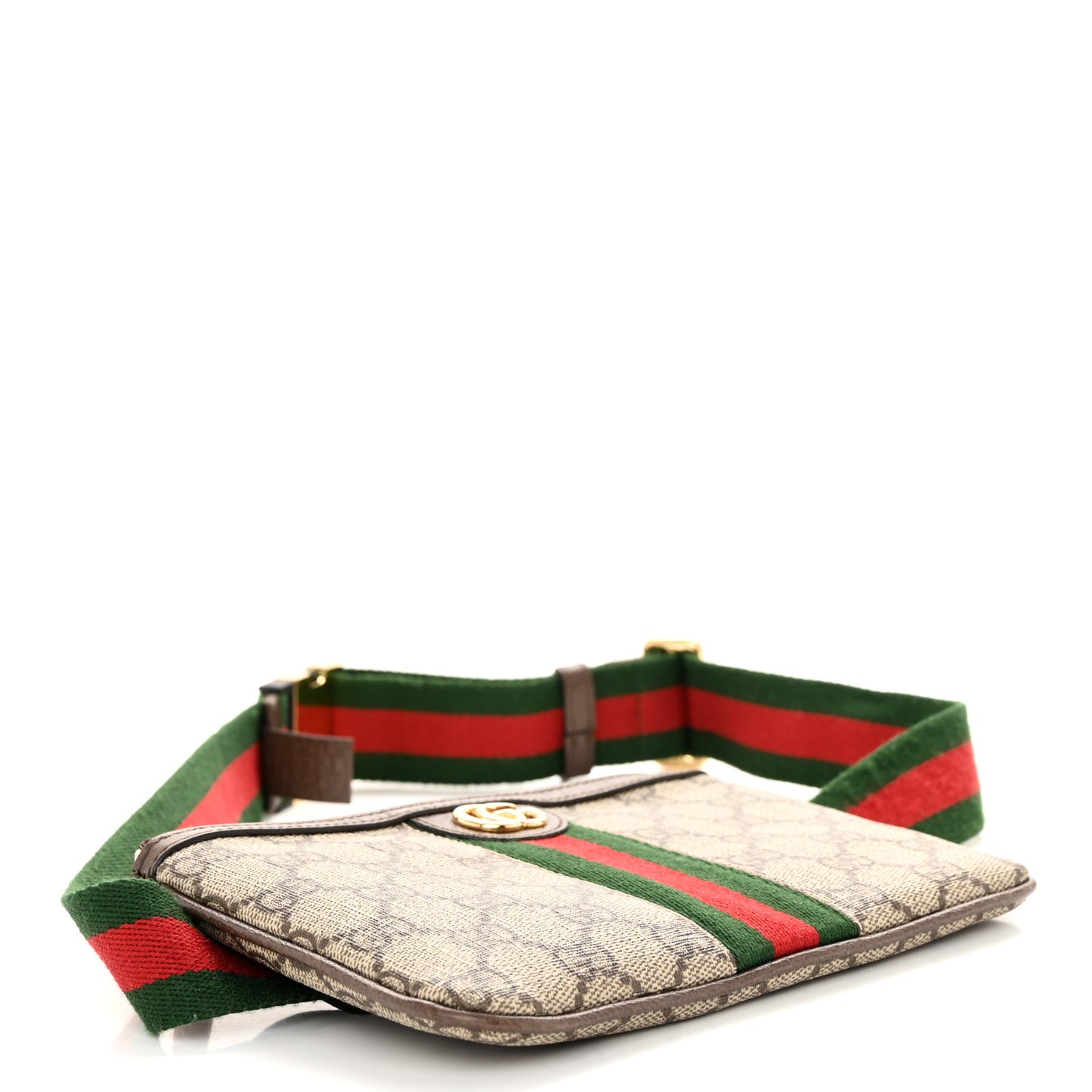 GG Supreme Monogram Web Ophidia Utility Belt Bag 85 34 Beige Ebony New Acero