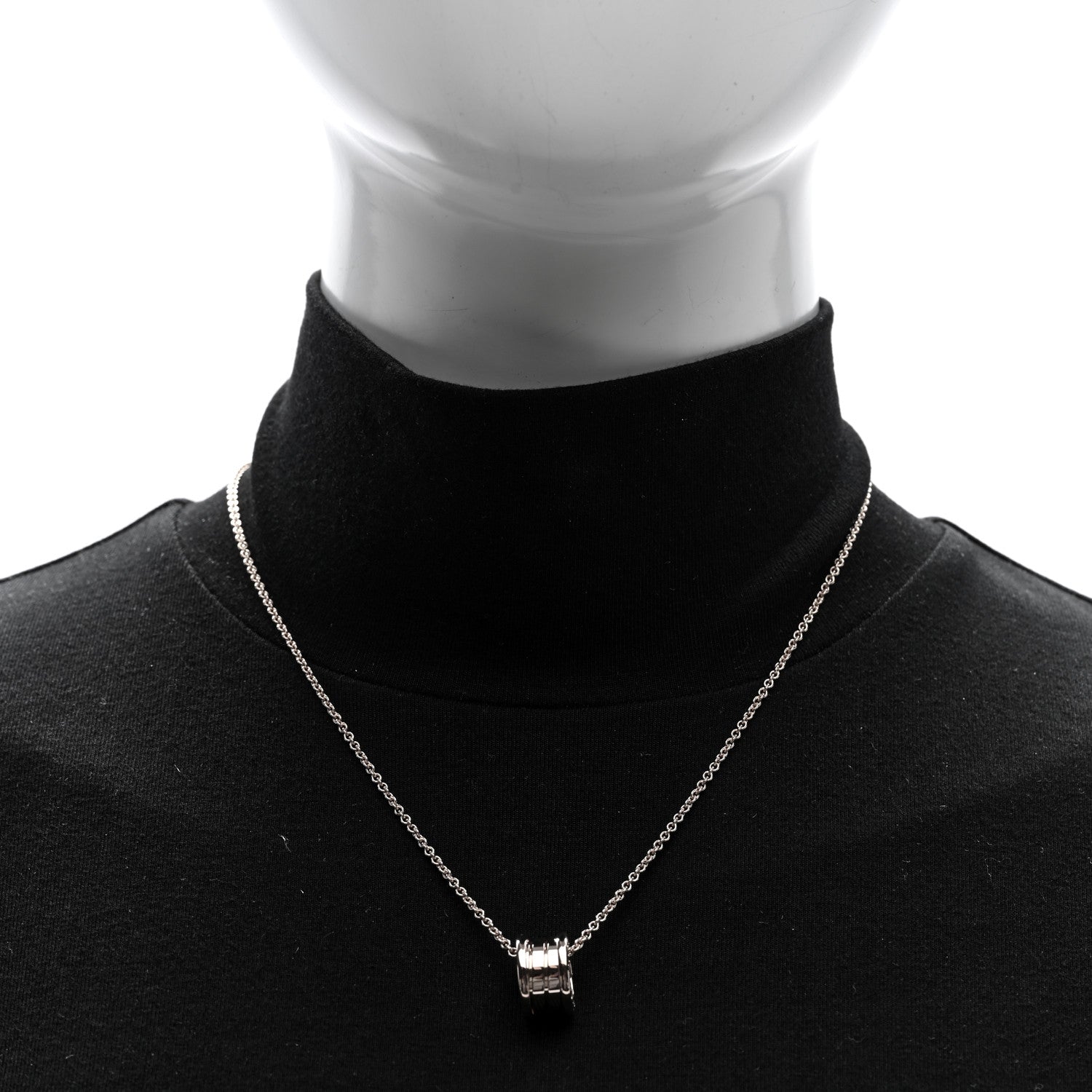 Bulgari 18K Rose Gold B.Zero1 Pendant Necklace 2 of 6