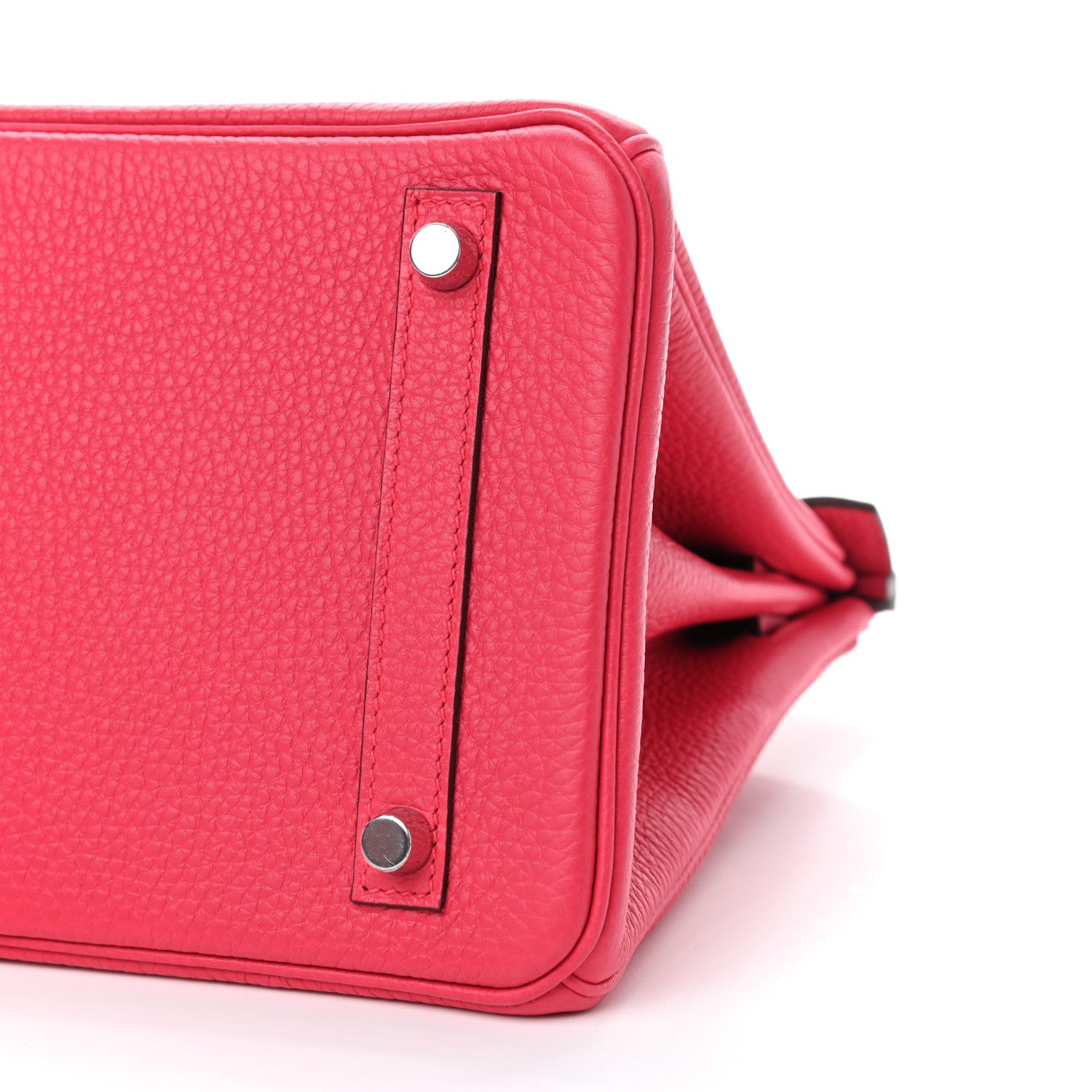 Hermes Taurillon Clemence Birkin 30 Rose Extreme 5 of 10