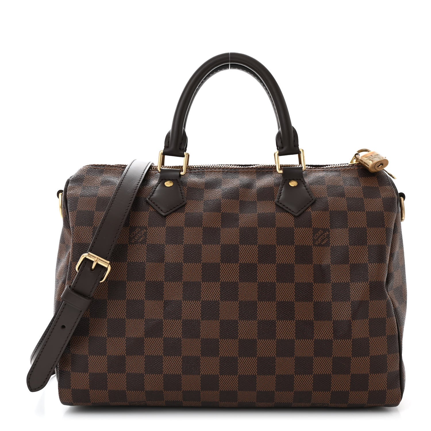 Louis Vuitton Damier Ebene Speedy Bandouliere 30 1 of 15