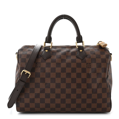 Louis Vuitton Damier Ebene Speedy Bandouliere 30 1 of 15