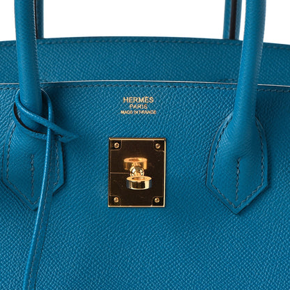 Hermes Epsom Birkin 30 Bleu Izmir 7 of 8
