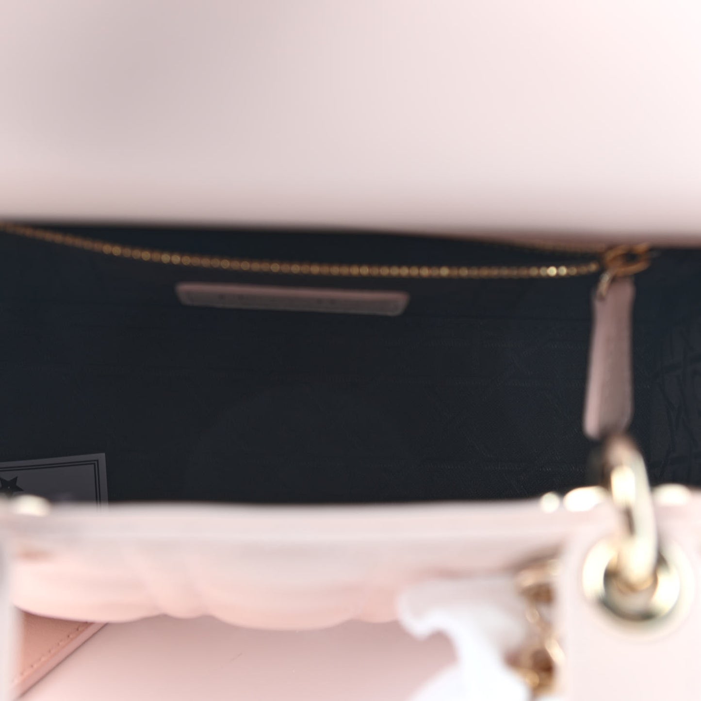 Lambskin Cannage Small My ABCDior Lady Dior Blush Pink