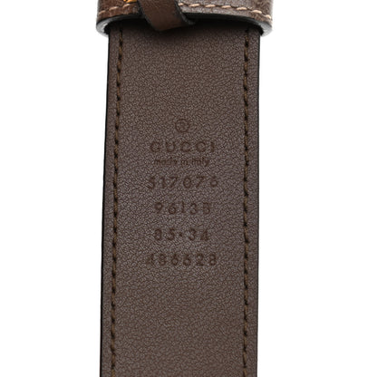 Gucci GG Supreme Monogram Web Small Ophidia Belt Bag 85 34 Dark Brown 7 of 13