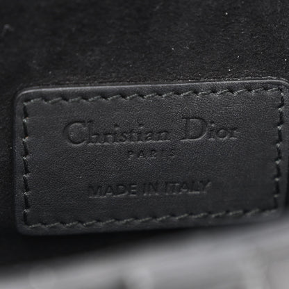 Christian Dior Ultra Matte Calfskin Mini Saddle Bag Black 6 of 9