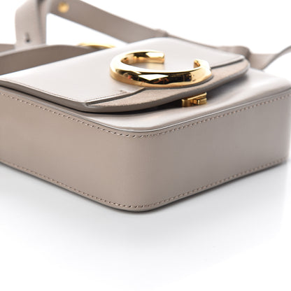 Chloe Shiny Calfskin Suede Mini C Double Carry Motty Grey 6 of 7