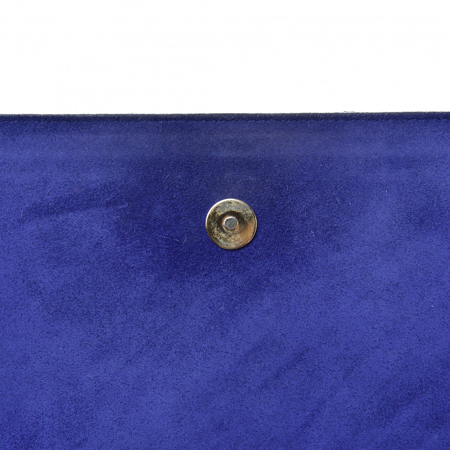 Patent Calfskin Monogram Large Belle De Jour Clutch Royal Blue