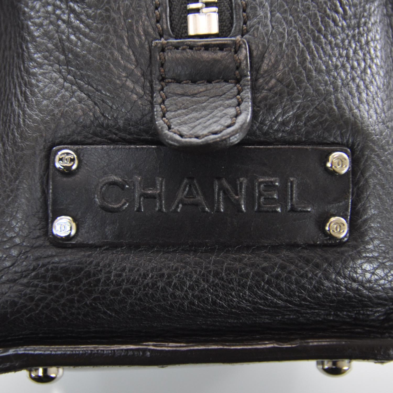 Chanel Deerskin Bolt Bag Brown 5 of 10