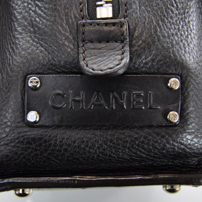 Chanel Deerskin Bolt Bag Brown 5 of 10