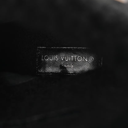 Louis Vuitton Suede Calfskin Shearling Snowdrop Flat Ankle Boot 37.5 Black 7 of 13