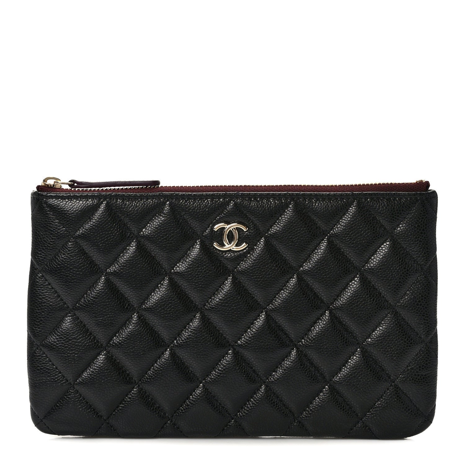 Chanel Caviar Quilted Cosmetic Case Black 1 of 8