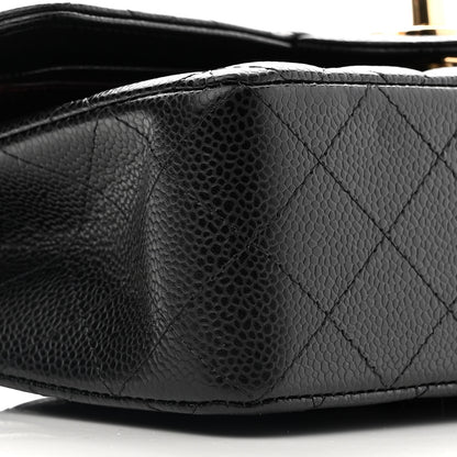 Chanel Caviar Quilted Small Double Flap Black 9 of 10