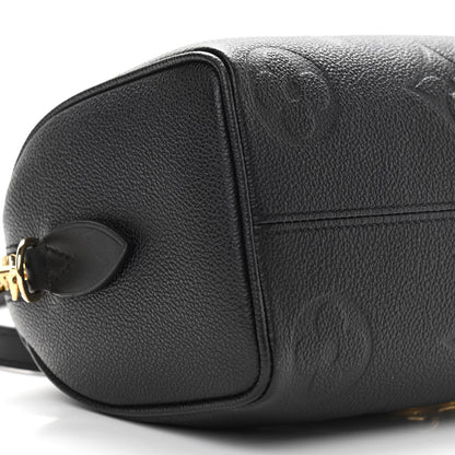 Louis Vuitton Empreinte Monogram Giant Speedy Bandouliere 20 Black 8 of 10