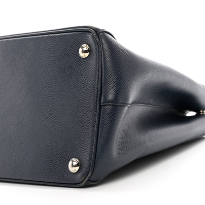 Prada Saffiano Medium Galleria Double Zip Tote Baltico 9 of 11