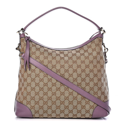 Gucci Monogram Small Miss GG Hobo Lilac 1 of 13