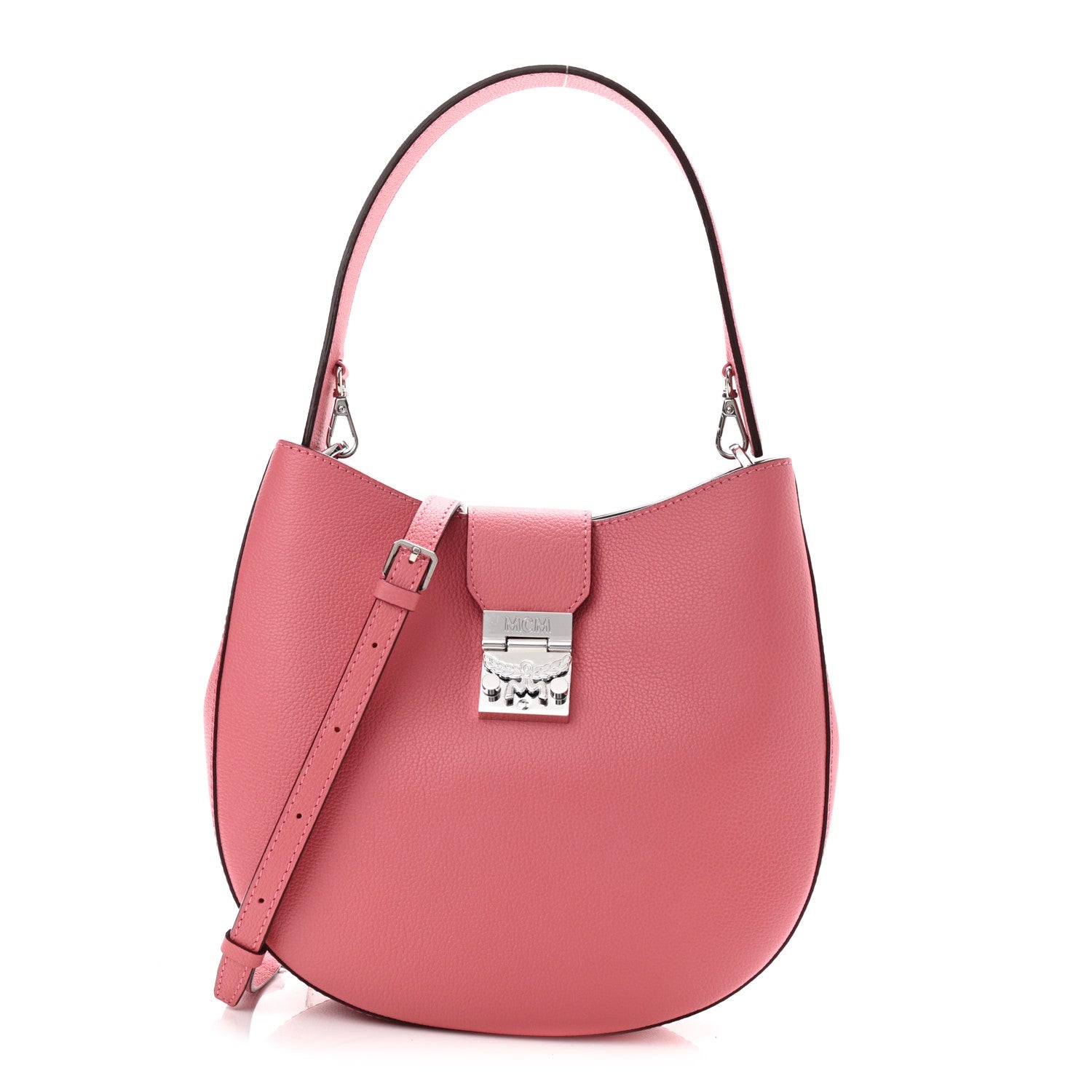 MCM Grained Calfskin Patricia Park Avenue Hobo Pink 1 of 11