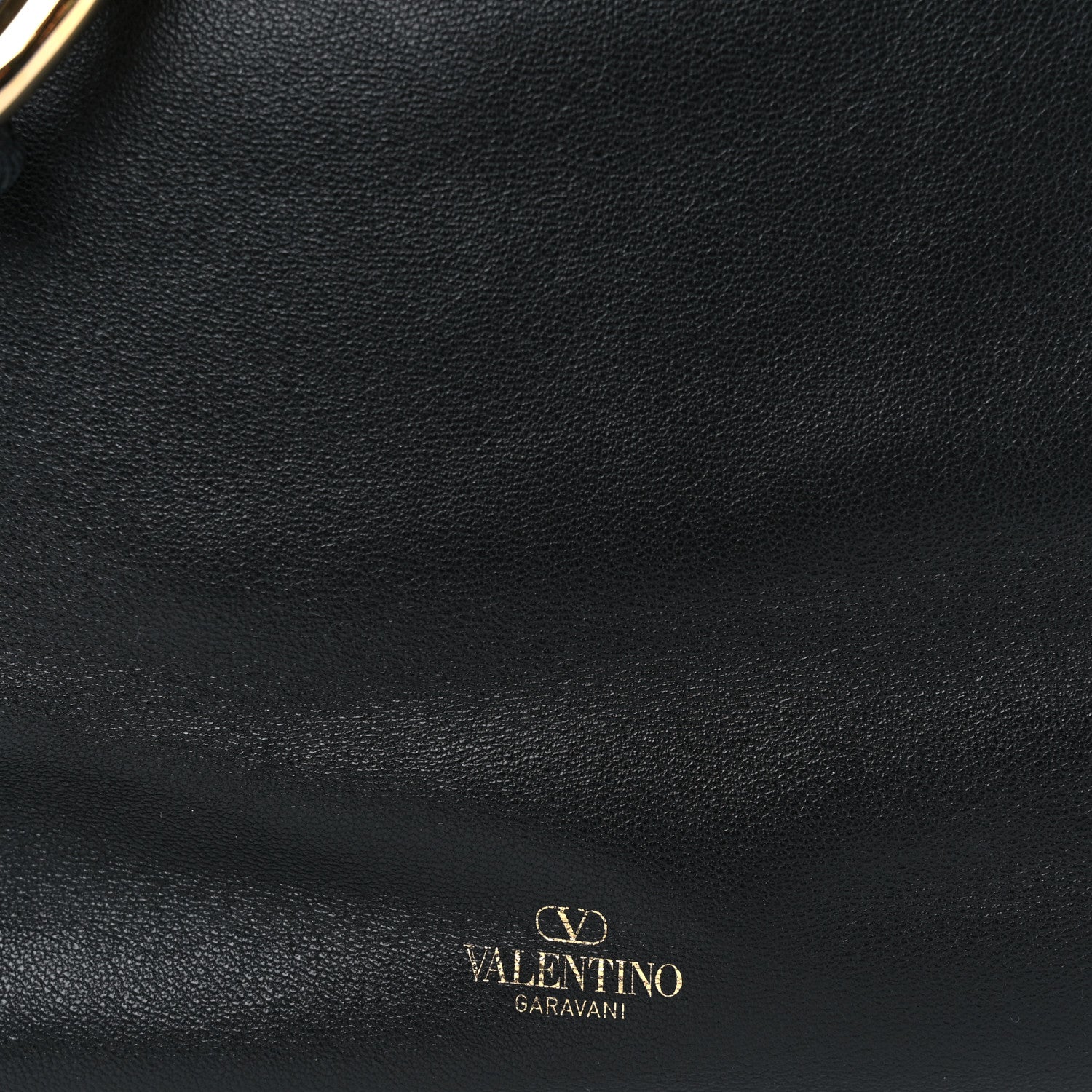 Valentino Garavani Nappa Vlogo Pouf Pouch Black 8 of 10