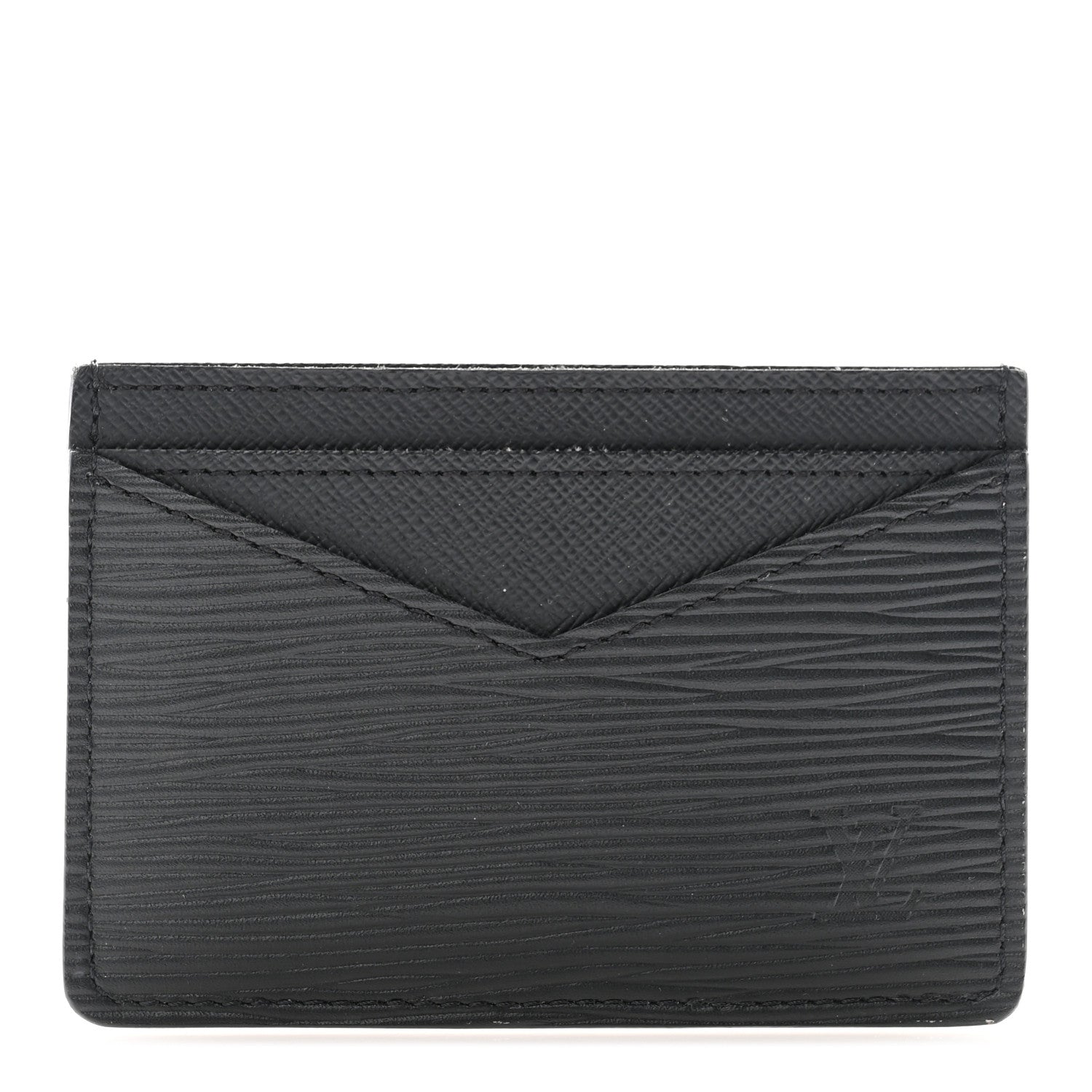 Louis Vuitton Epi Neo Porte-Cartes Card Holder Black 1 of 12