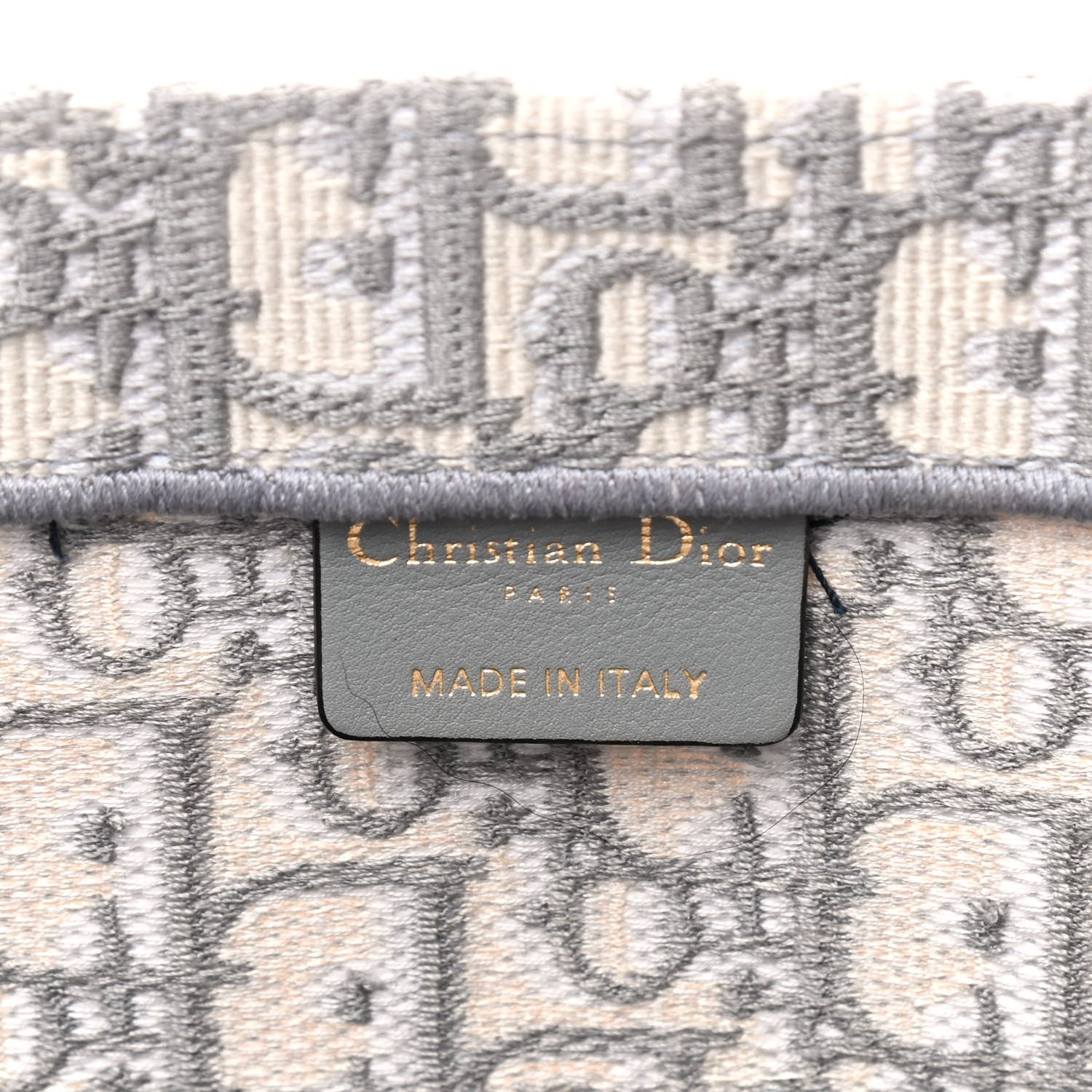 Christian Dior Oblique Medium Book Tote Grey 6 of 14