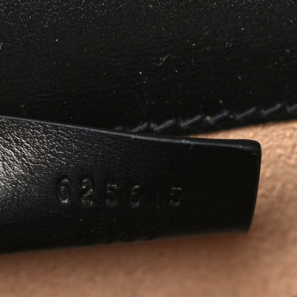 Gucci Boarded Plutone Calfskin Mini Horsebit 1955 Crossbody Bag Black 7 of 10