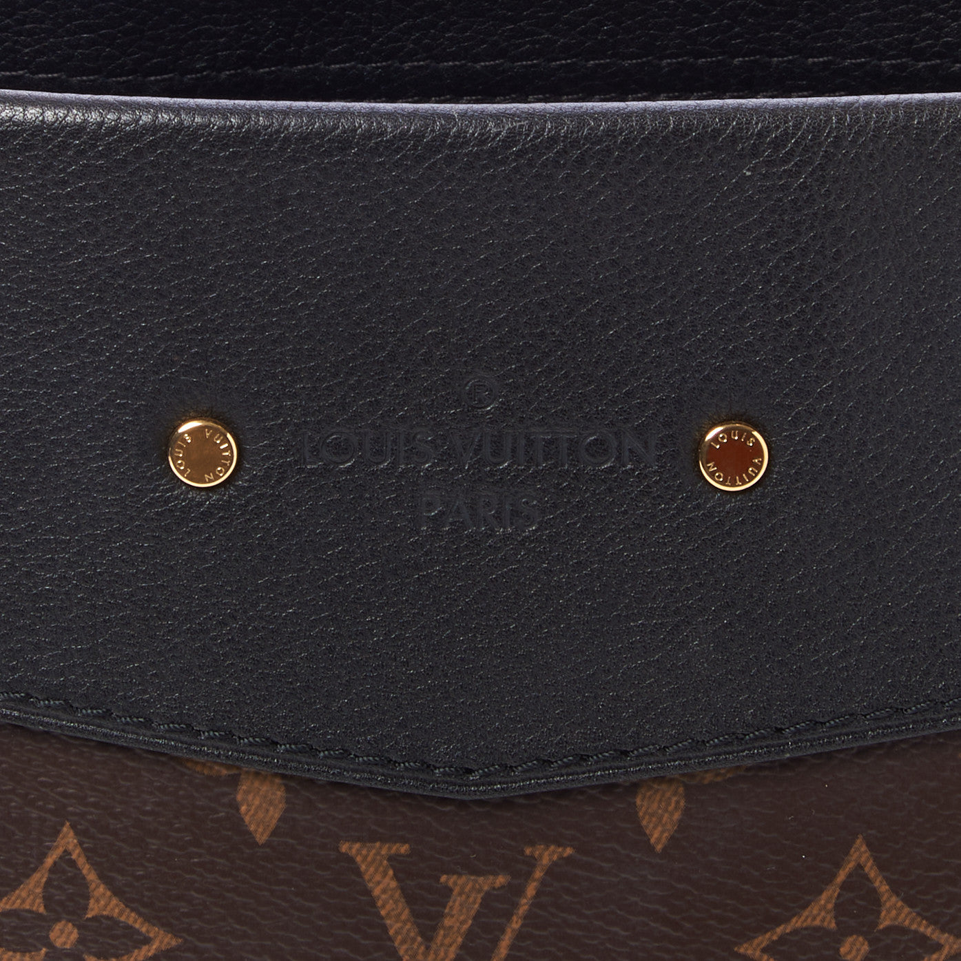 Louis Vuitton Monogram Pallas Shopper Black 8 of 9