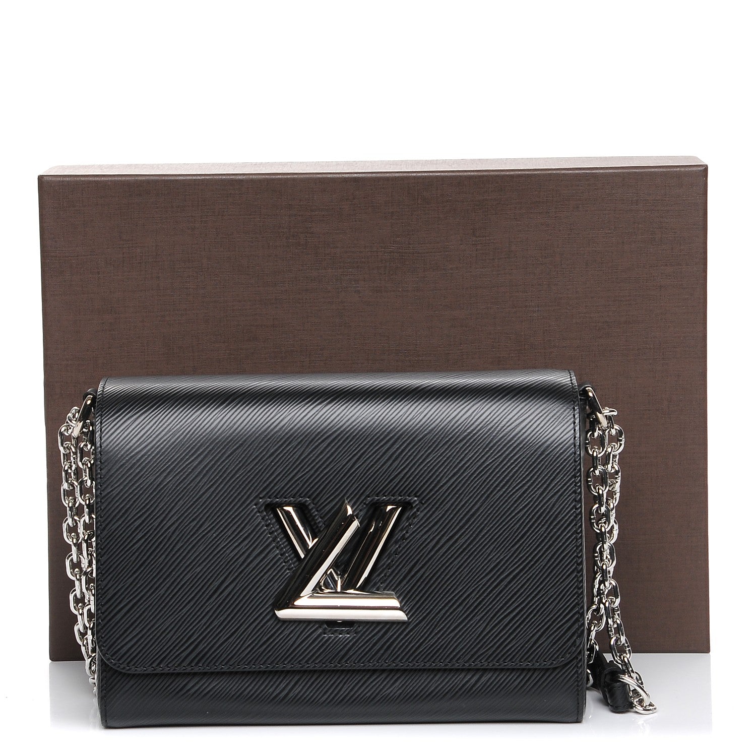 Louis Vuitton Epi Twist Shoulder Bag MM Black 9 of 9