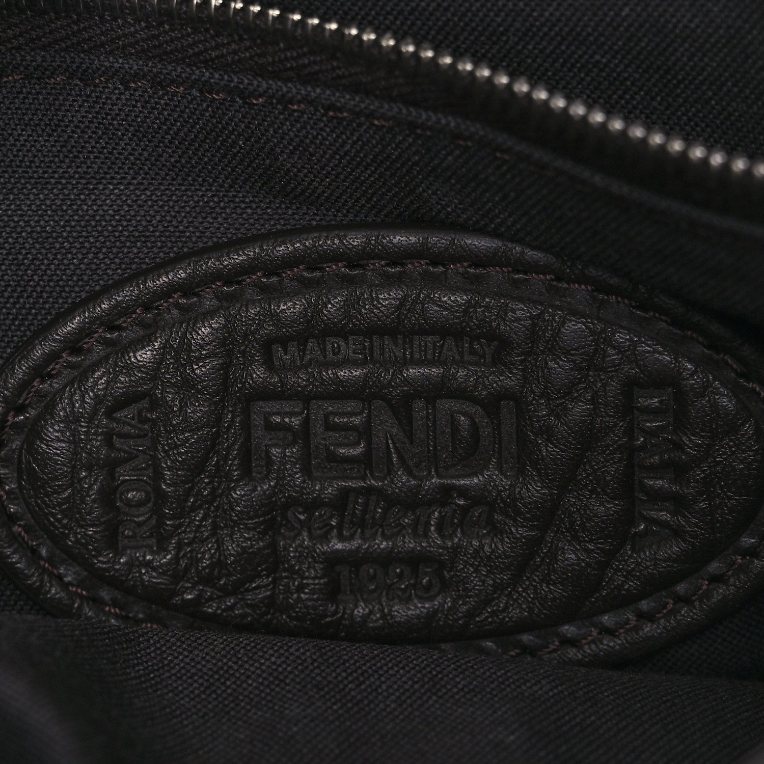 Fendi Cuoio Romano Selleria Baguette Belt Pouch Azzurro Sky 7 of 11