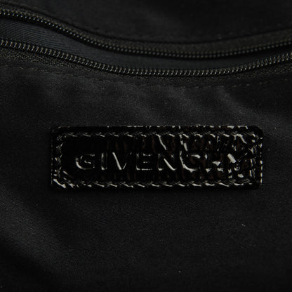 Givenchy Crinkled Patent Calfskin Small Nightingale Black 6 of 7