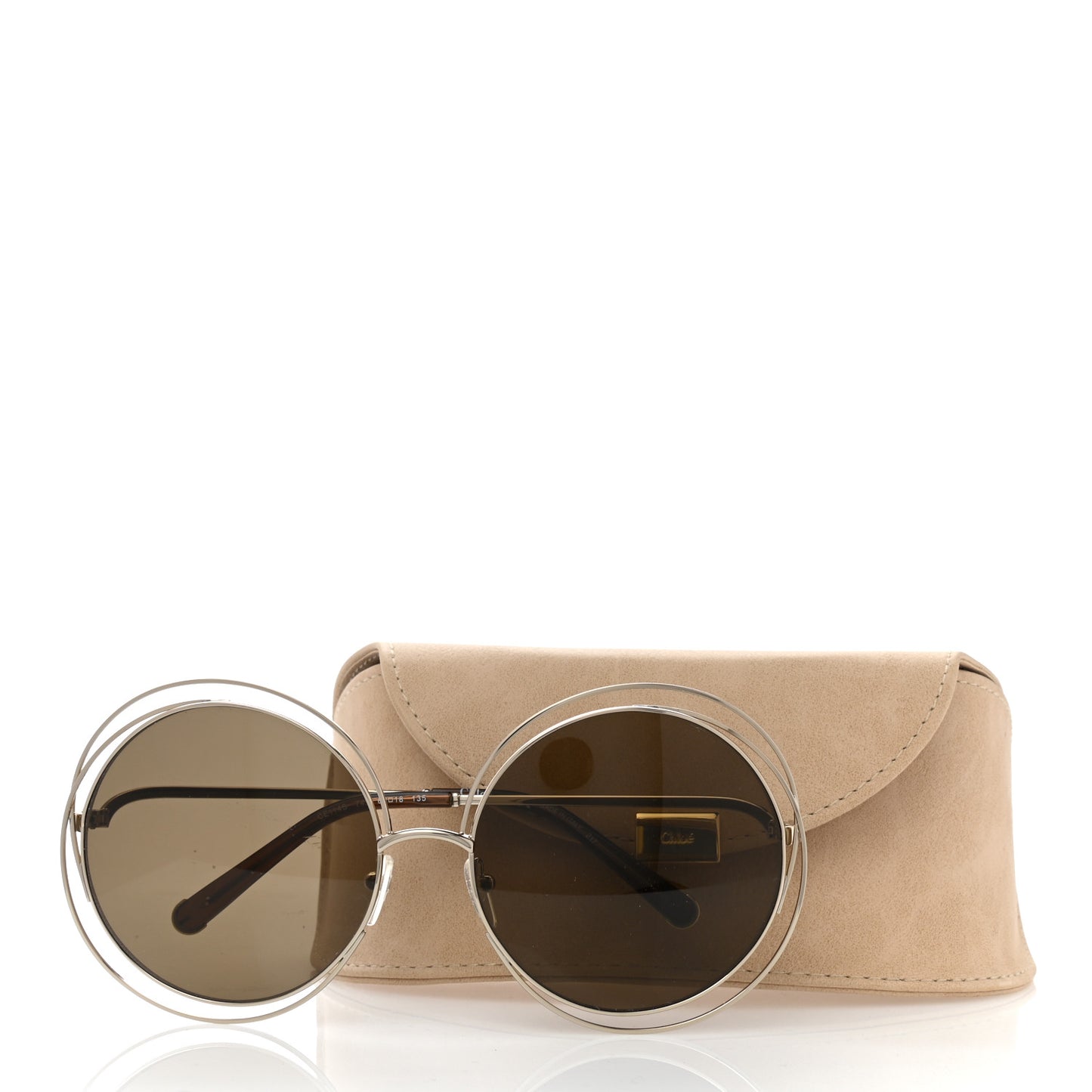 Oversized Round Carlina Oversized Round Sunglasses CE114S Gold
