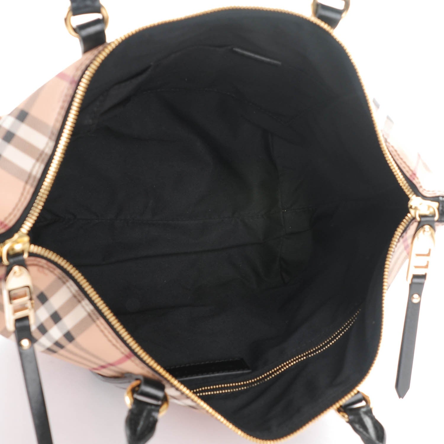 Burberry Haymarket Check Small Salisbury Tote Black 5 of 8