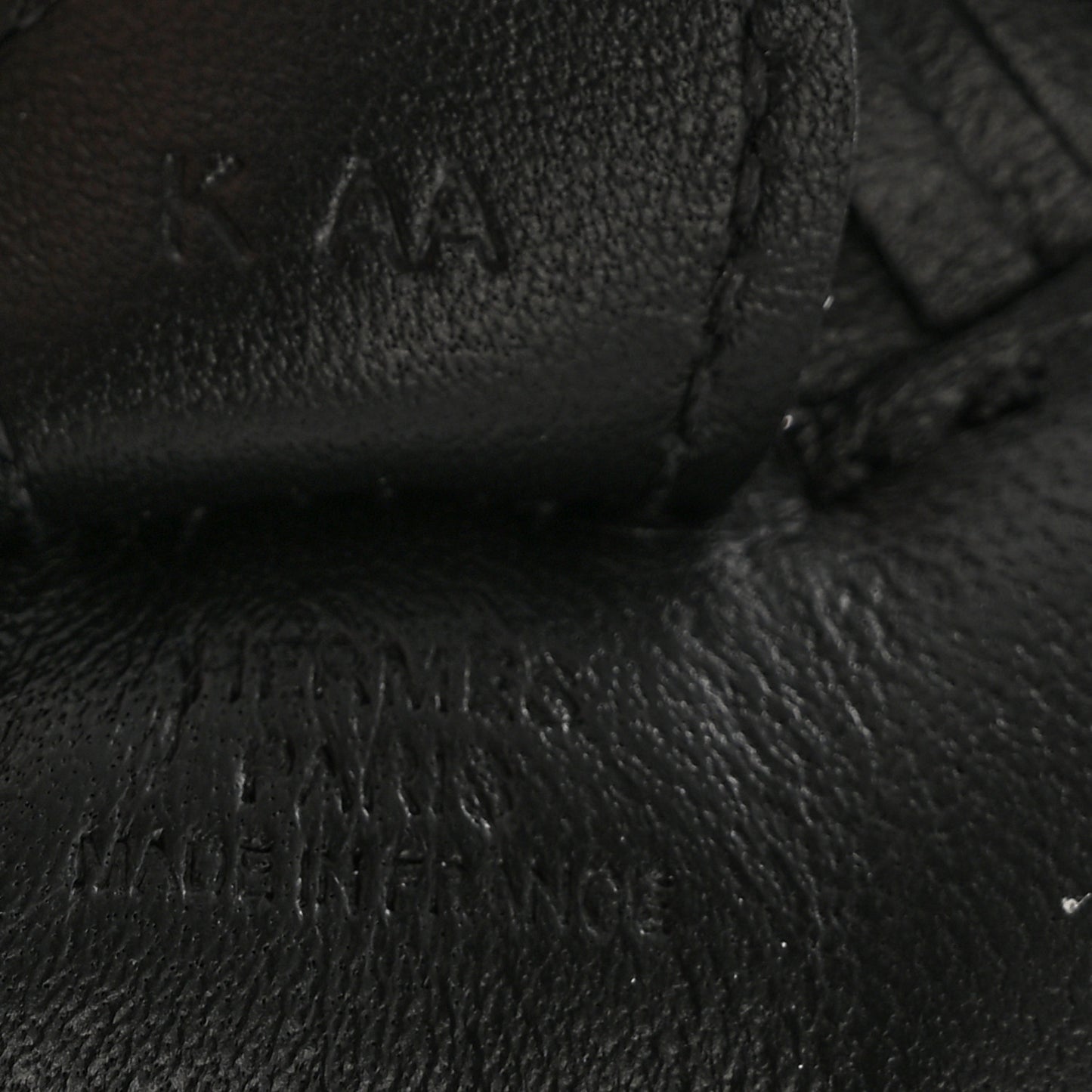 Milo Lambskin Grigri Rodeo Horse Bag Charm PM So Black