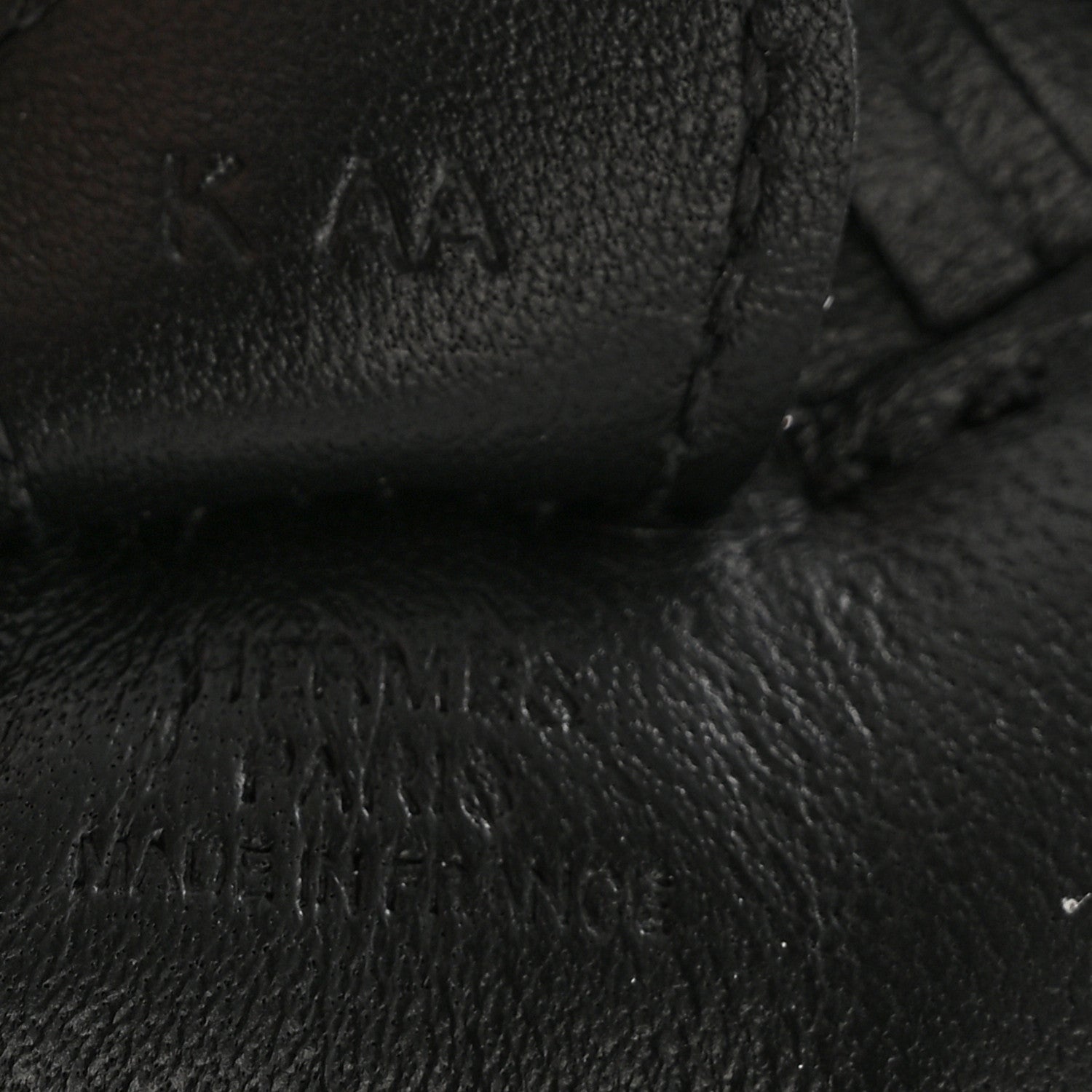 Hermes Milo Lambskin Grigri Rodeo Horse Bag Charm PM So Black 3 of 5