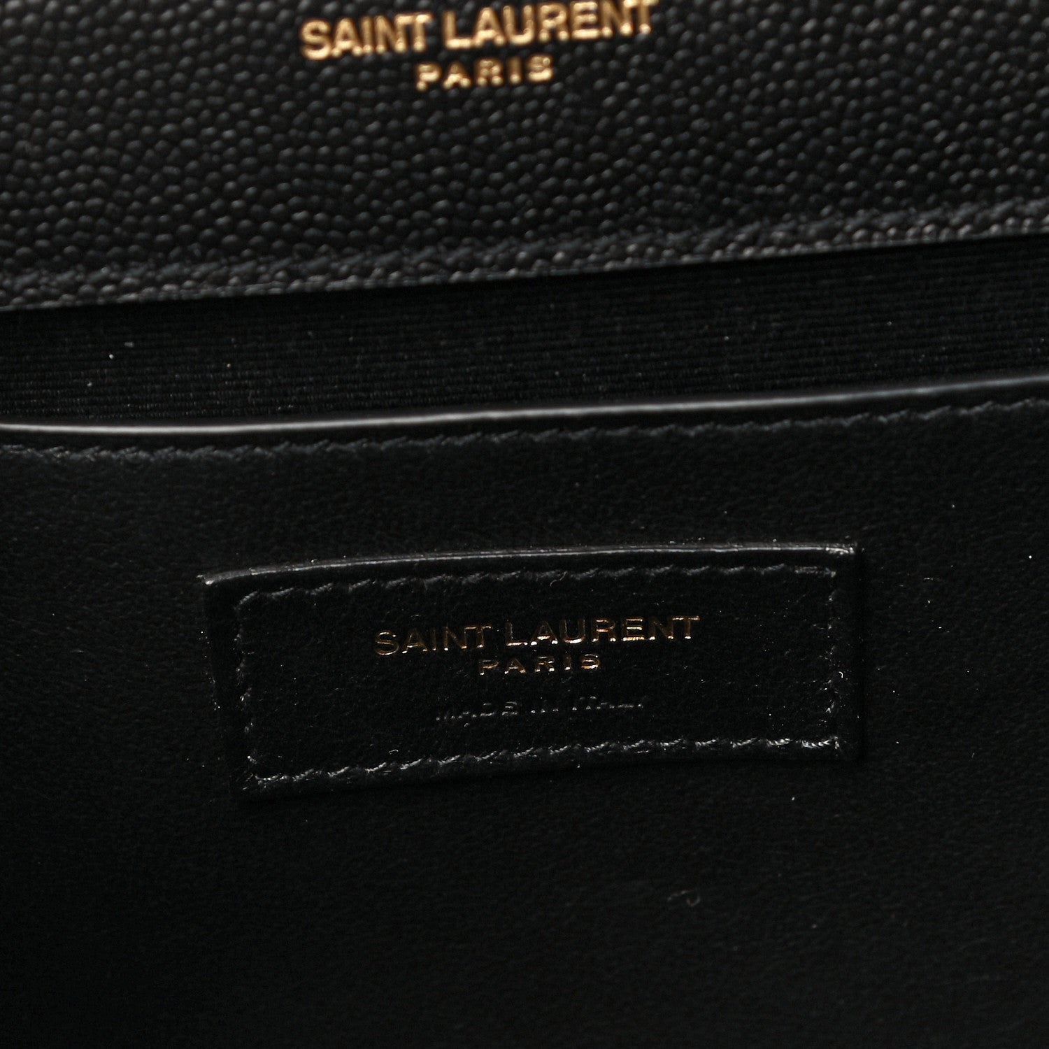 Saint Laurent Grain De Poudre Small Monogram Kate Satchel Black 5 of 10