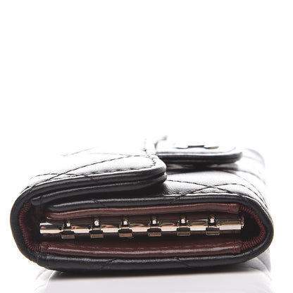 Chanel Lambskin Quilted 6 Key Holder Black 10 of 13
