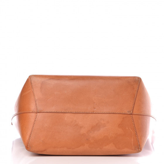 Calfskin Mini Bucket Bag Cammello Rosa
